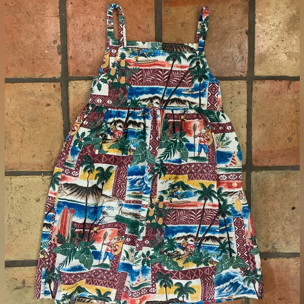 Reyn Spooner Girls Christmas Dress